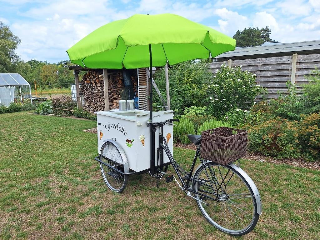 Zelfgebouwde ijsfiets - Ideaal voor ijszaak of evenementen, Fietsen en Brommers, Ophalen, Zo goed als nieuw, Goederen, Overige merken