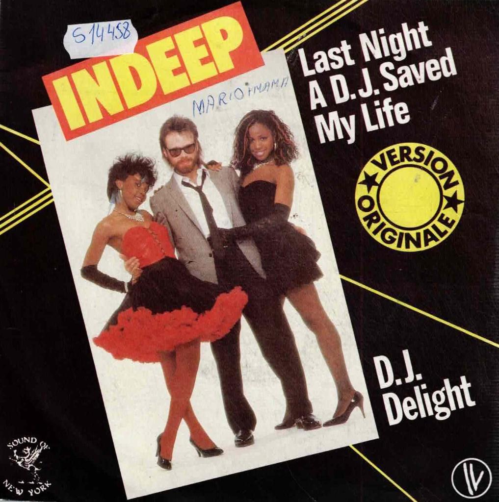 Vinyl, 7"  /  Indeep – Last Night A D.J. Saved My Life, Ophalen of Verzenden, 1980 - 1989, Overige formaten