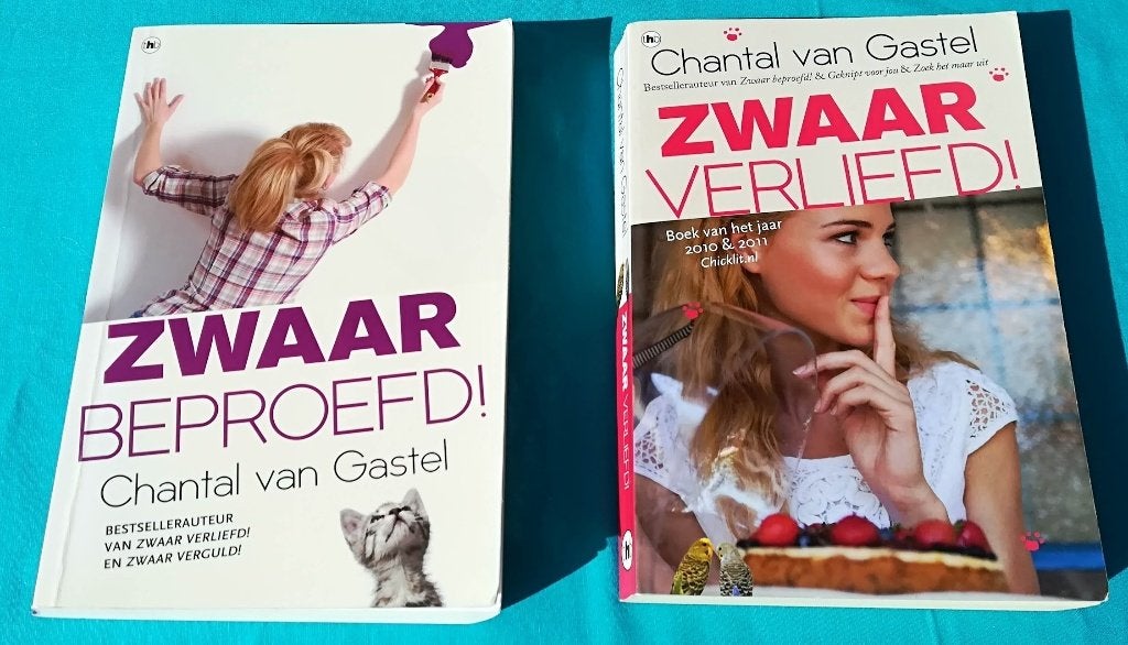 Zwaar verliefd + zwaar beproefd / Chantal Van Gastel, Livres, Chick lit, Enlèvement ou Envoi, Utilisé, Chantal Van Gastel
