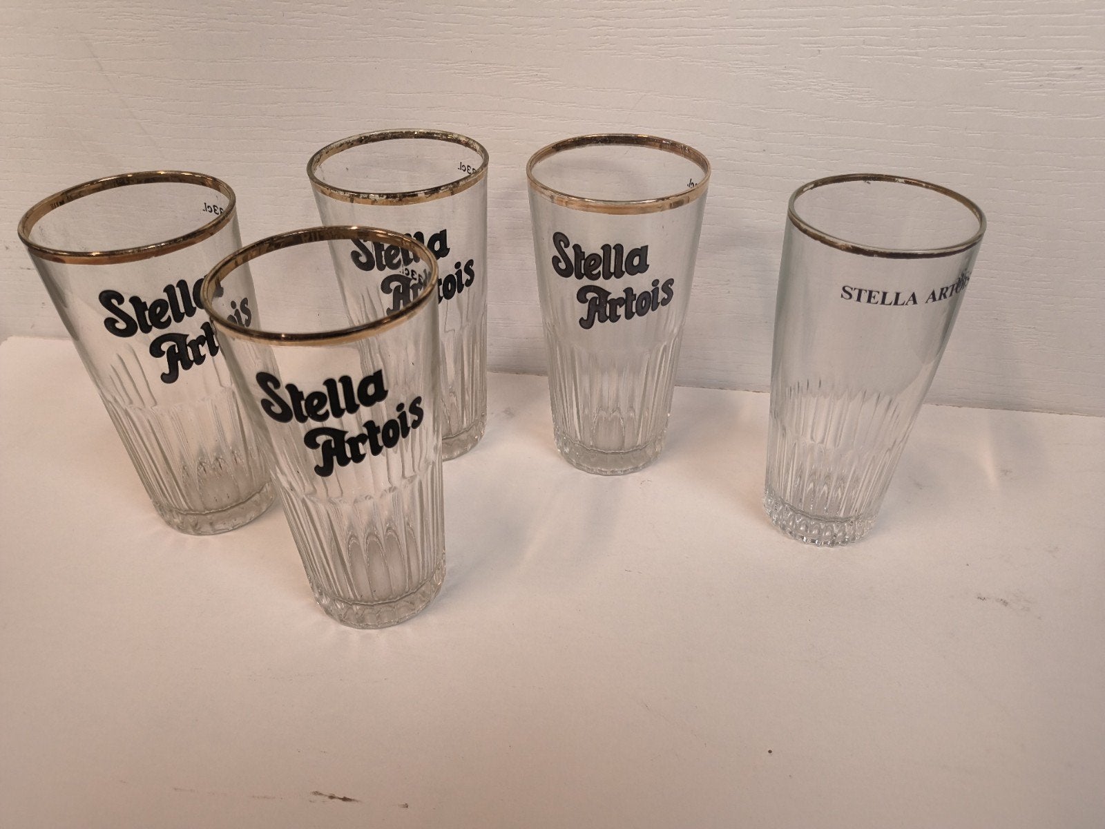 oude Stella glazen 33cl, Verzamelen, Ophalen, Bierglas