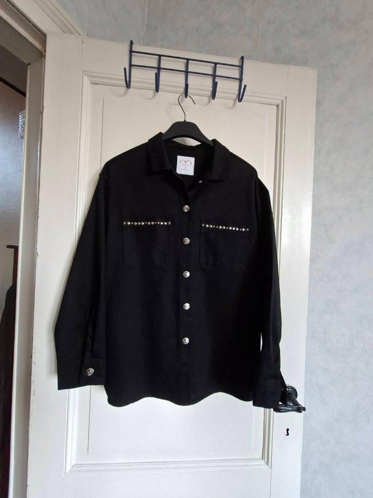 Veste chemise - Taille S, Kleding | Dames, Jassen | Zomer, Ophalen, Zwart, Zo goed als nieuw, Maat 36 (S)