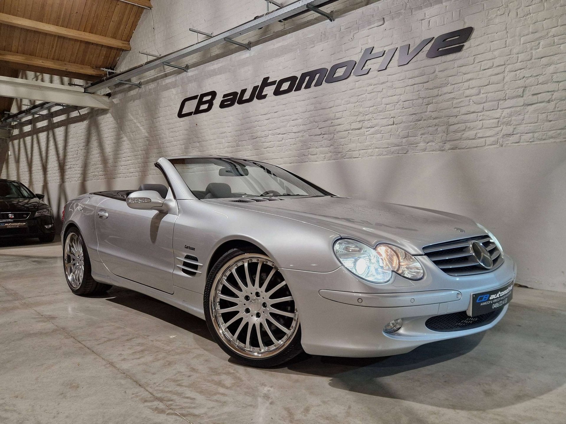 Mercedes-Benz SL 500 SL 500 *Carlsson Wheels*, Autos, Argent ou Gris, Achat, 306 ch, Entretenue par le concessionnaire