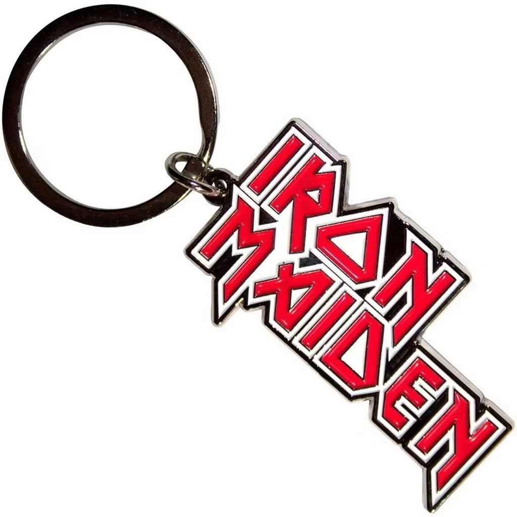 Iron Maiden Stacked Logo Sleutelhanger officiële merchandise, Ophalen of Verzenden, Nieuw