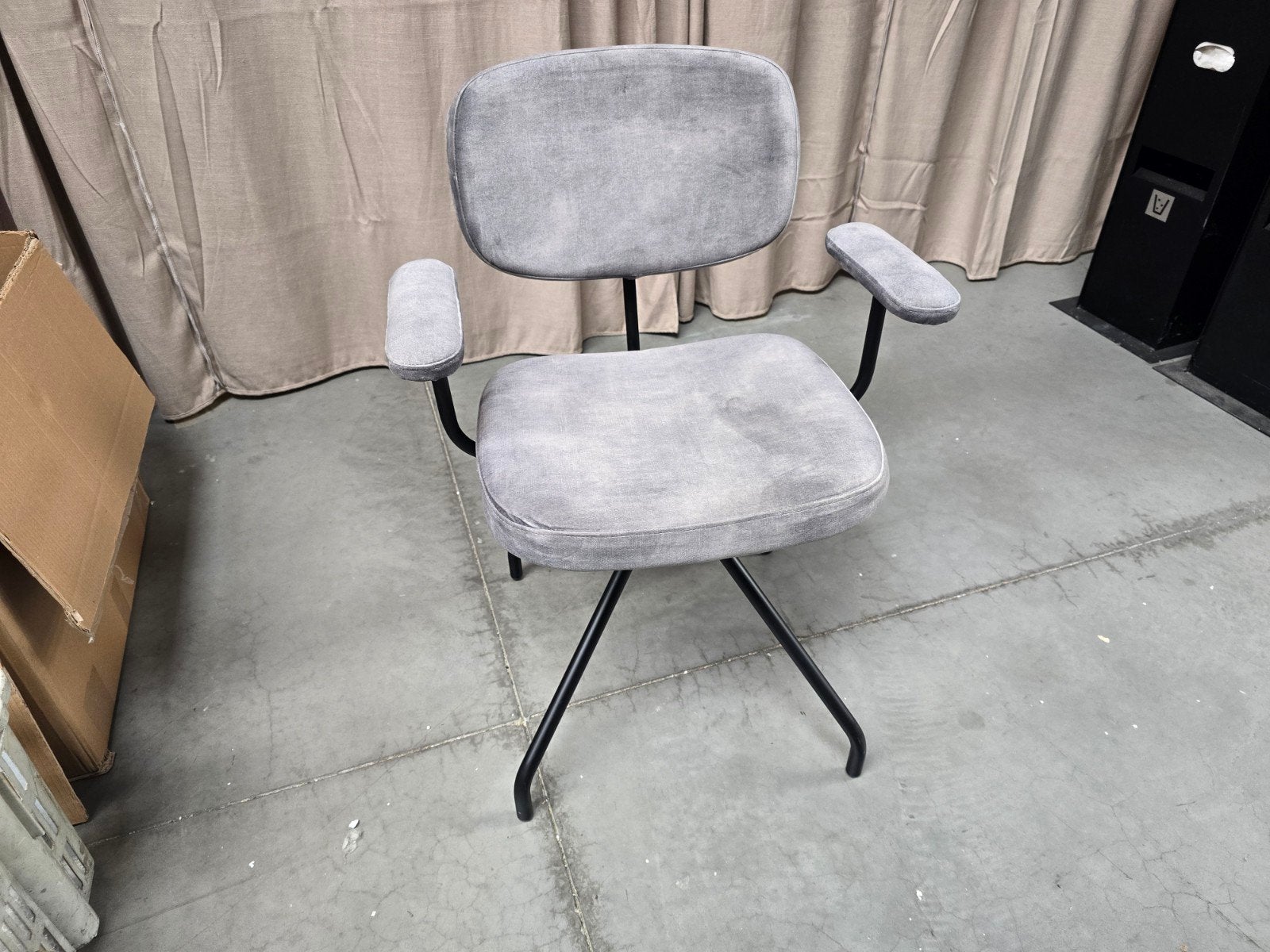 Chaise de bureau pivotante en tissu Green Fog, Enlèvement ou Envoi, Comme neuf, Chaise de bureau