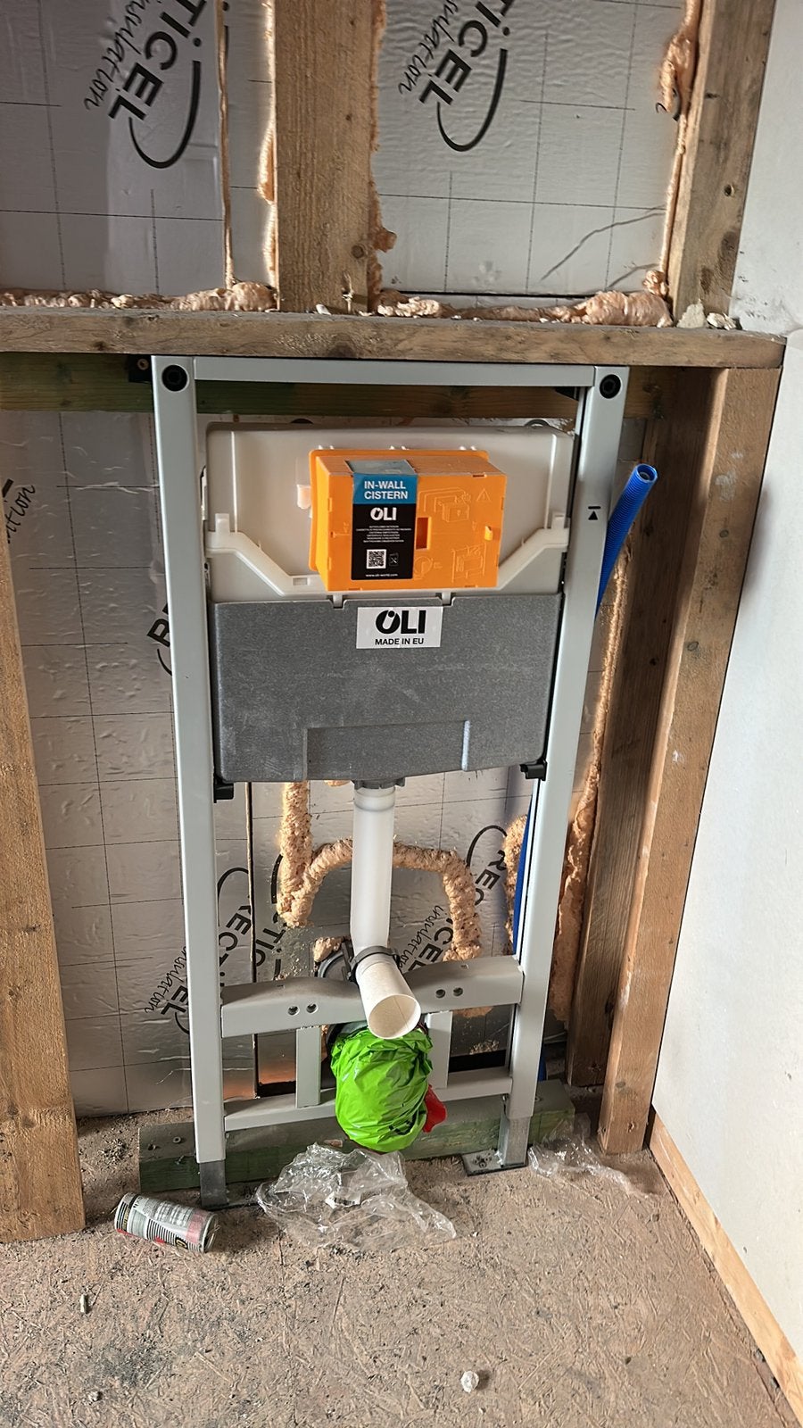 OLI inbouwreservoir / WC-inbouwframe compleet, Enlèvement, Neuf