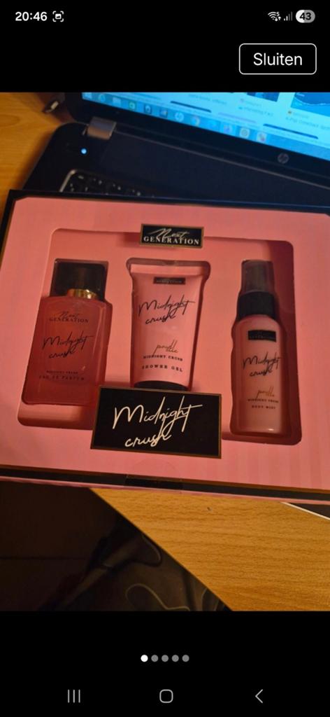 Parfumset midnight crush, Ophalen of Verzenden, Nieuw