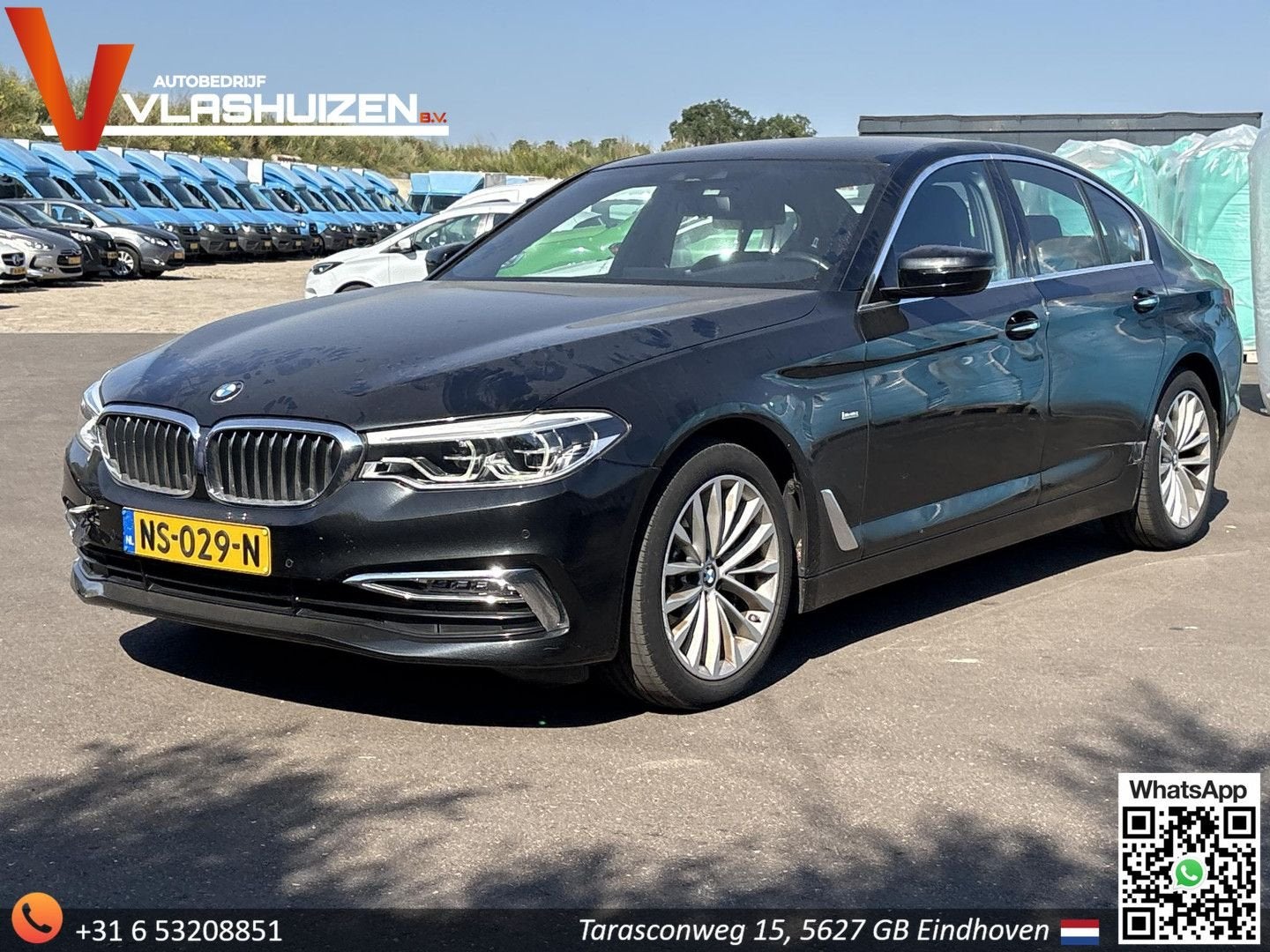 BMW 530 5-serie 530i High Executive  | Automaat | Leder | Cl, Automaat, 1998 cc, Zwart, Benzine