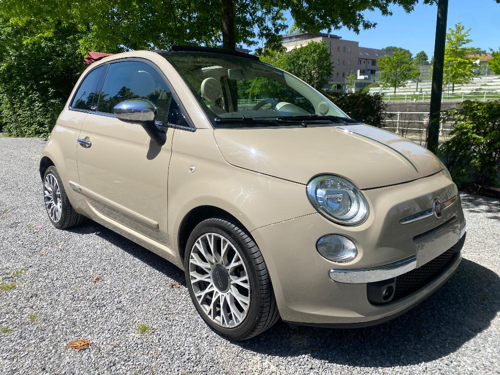 Fiat 500C Lounge euro6 109000km benzine Airco velg 1e prop, Auto's, Fiat, Voorwielaandrijving, 4 zetels, Euro 6, 4 cilinders