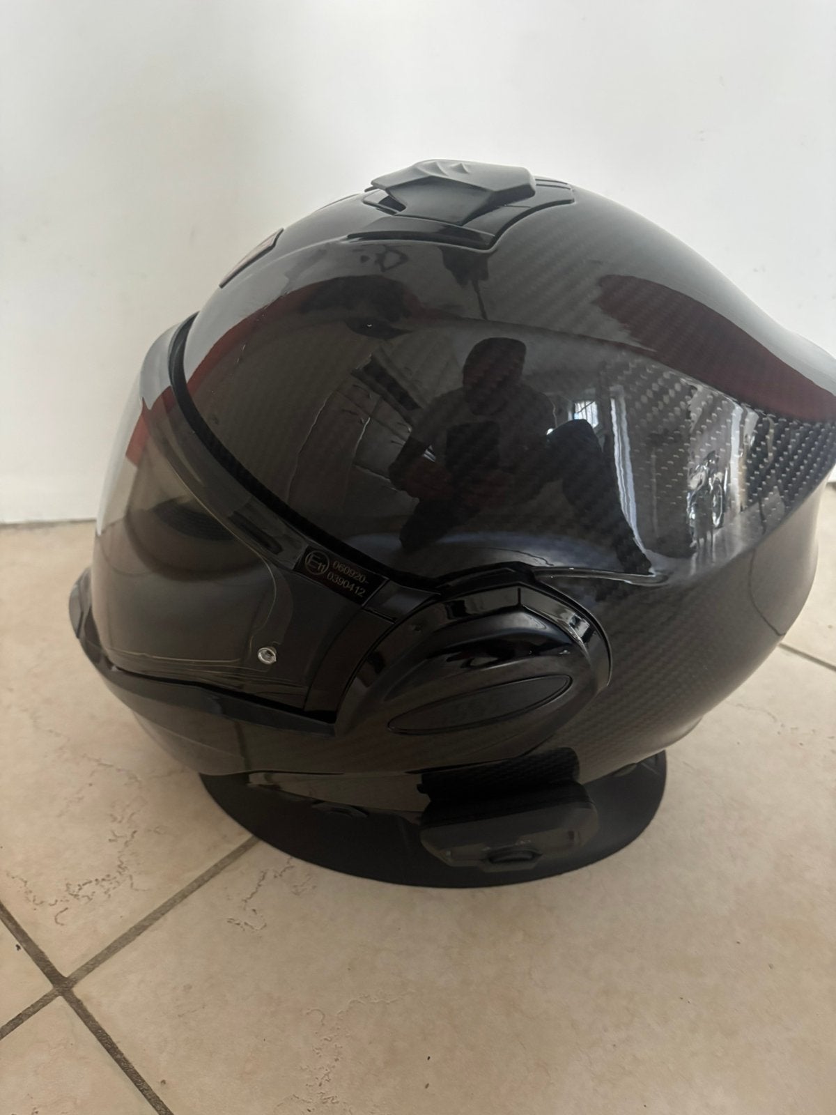 helm scorpion exo carbon +  intercom, Motoren, M, Systeemhelm, Heren, Nieuw zonder kaartje