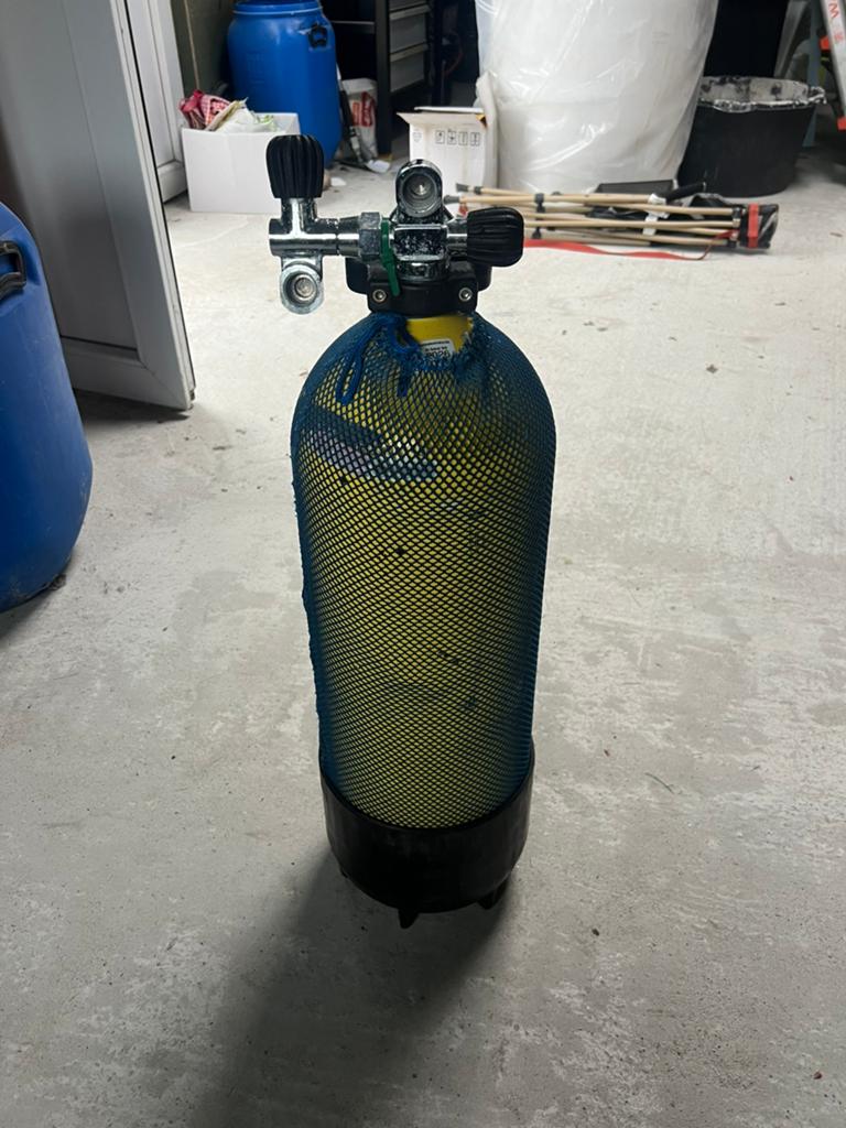 Duikfles 15L 200bar, Watersport en Boten, Duiken, Ophalen, Gebruikt, Duikfles