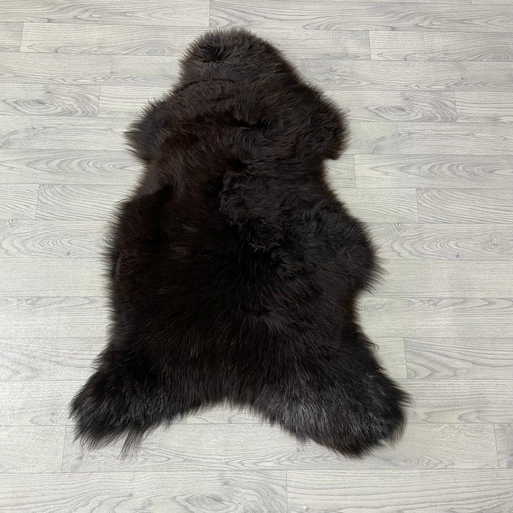 Schapenvacht hond en kat bruin wit 105x70cm | Lederstore, Autres marques, Enlèvement ou Envoi, Neuf, Autres types