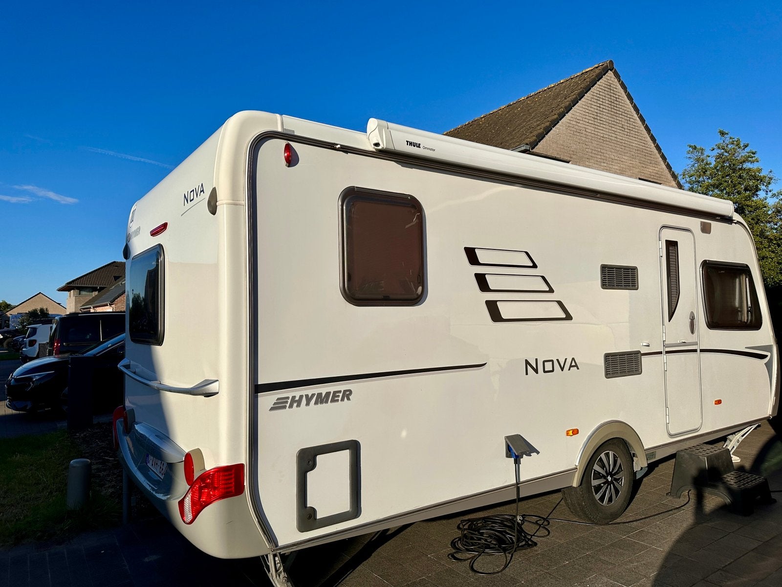 caravan Hymer Eriba HN545 -met airco en mover (4-5 personen), Caravans en Kamperen, Caravans, Schokbreker, Rondzit, Particulier