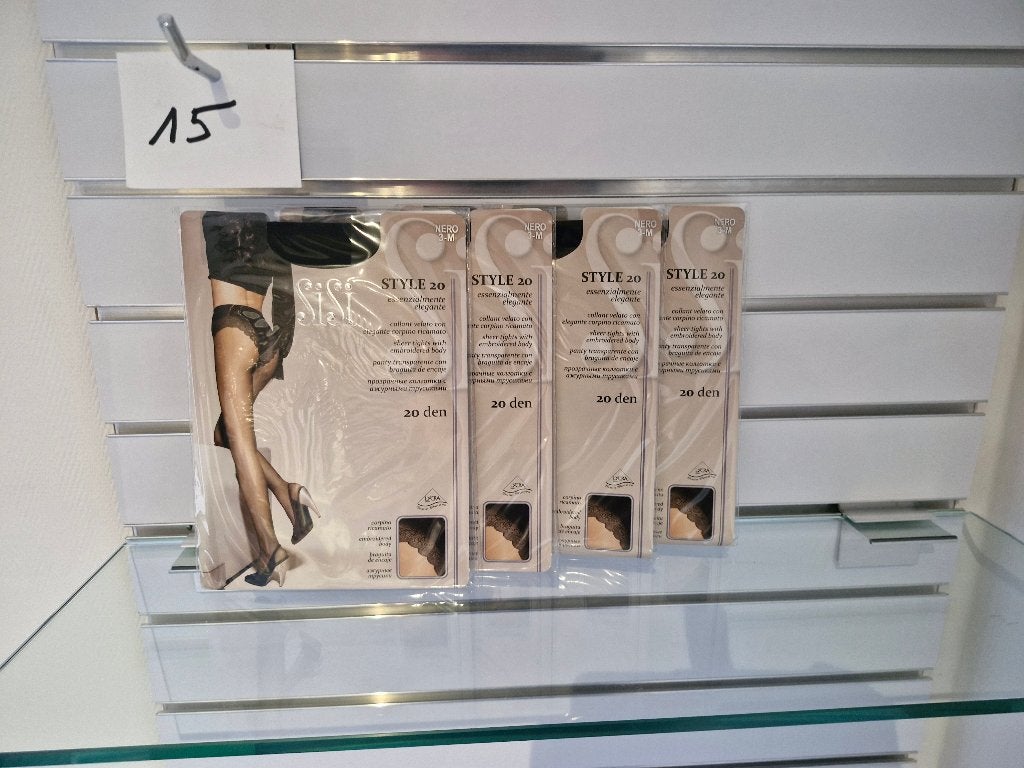 Panty’s Sisi Style 20 Nero 3-M Pakket 15, Sisi, Zwart, Nieuw, Maat 40/42 (M)