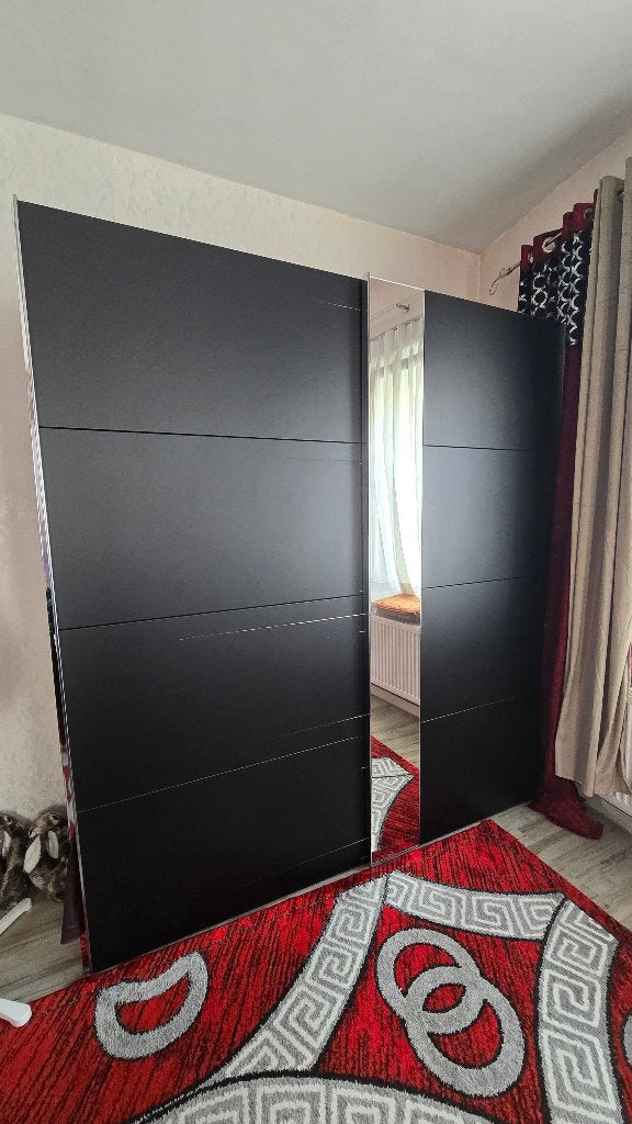 Chambre complète, Maison & Meubles, Enlèvement, Utilisé, Deux personnes, Modern zwart stijl