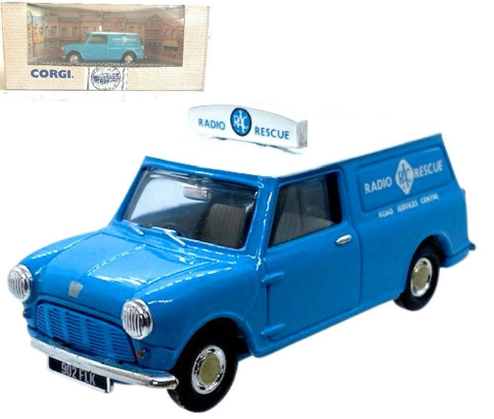 Mini Van RAC Radio Rescue Road Services Corgi # 96952., Hobby en Vrije tijd, Ophalen of Verzenden, Zo goed als nieuw, Auto, Corgi