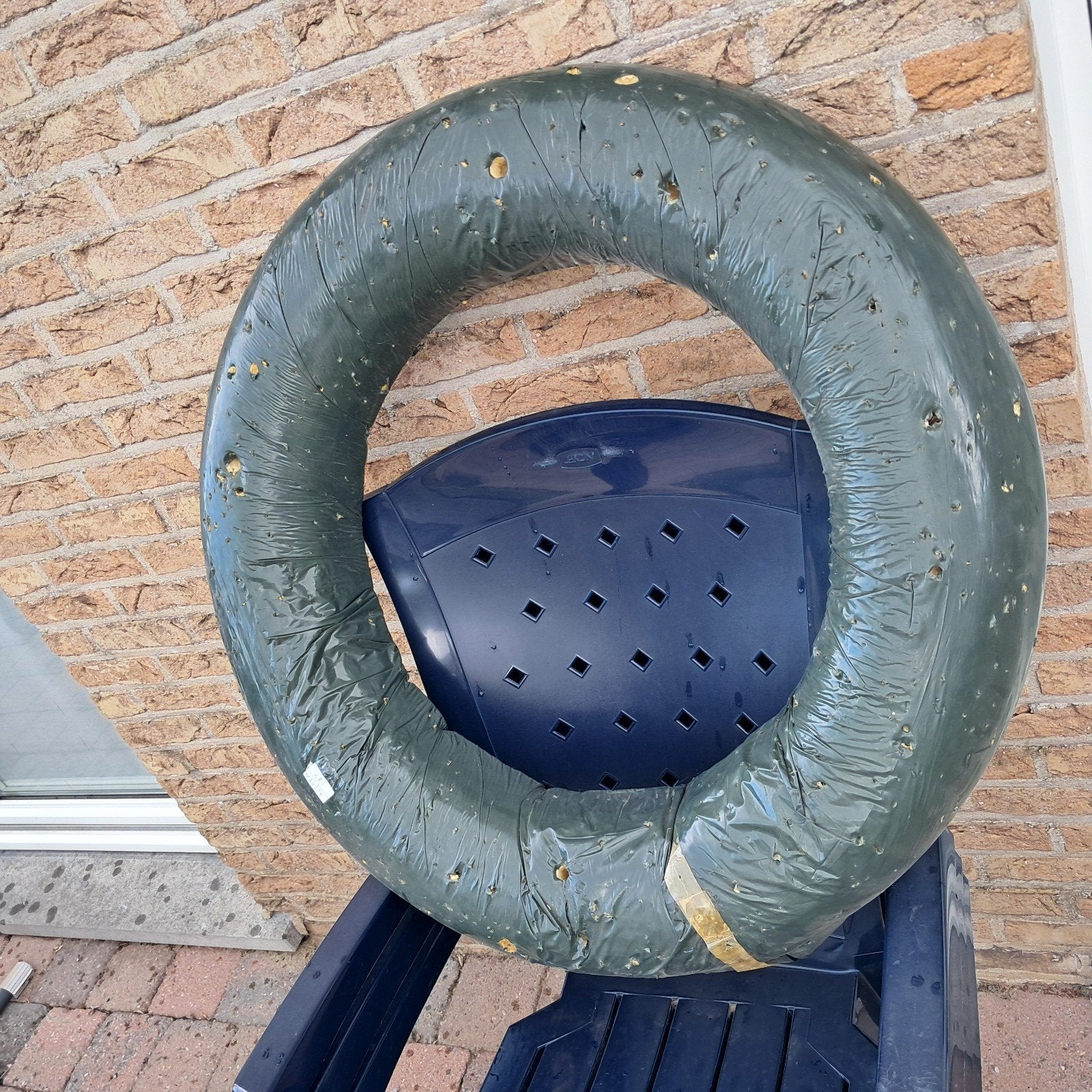 Grote krans voor bloemen, Tuin en Terras, Ophalen, Gebruikt