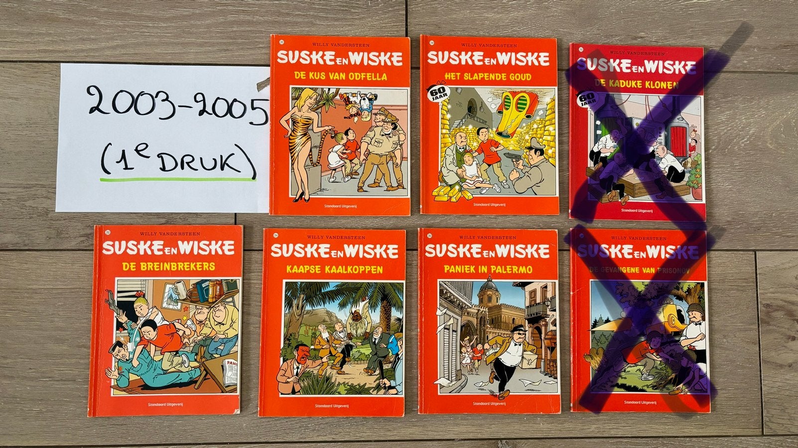 Suske en Wiske (2003-2005) Eerste druk!, Boeken, Ophalen, Gelezen