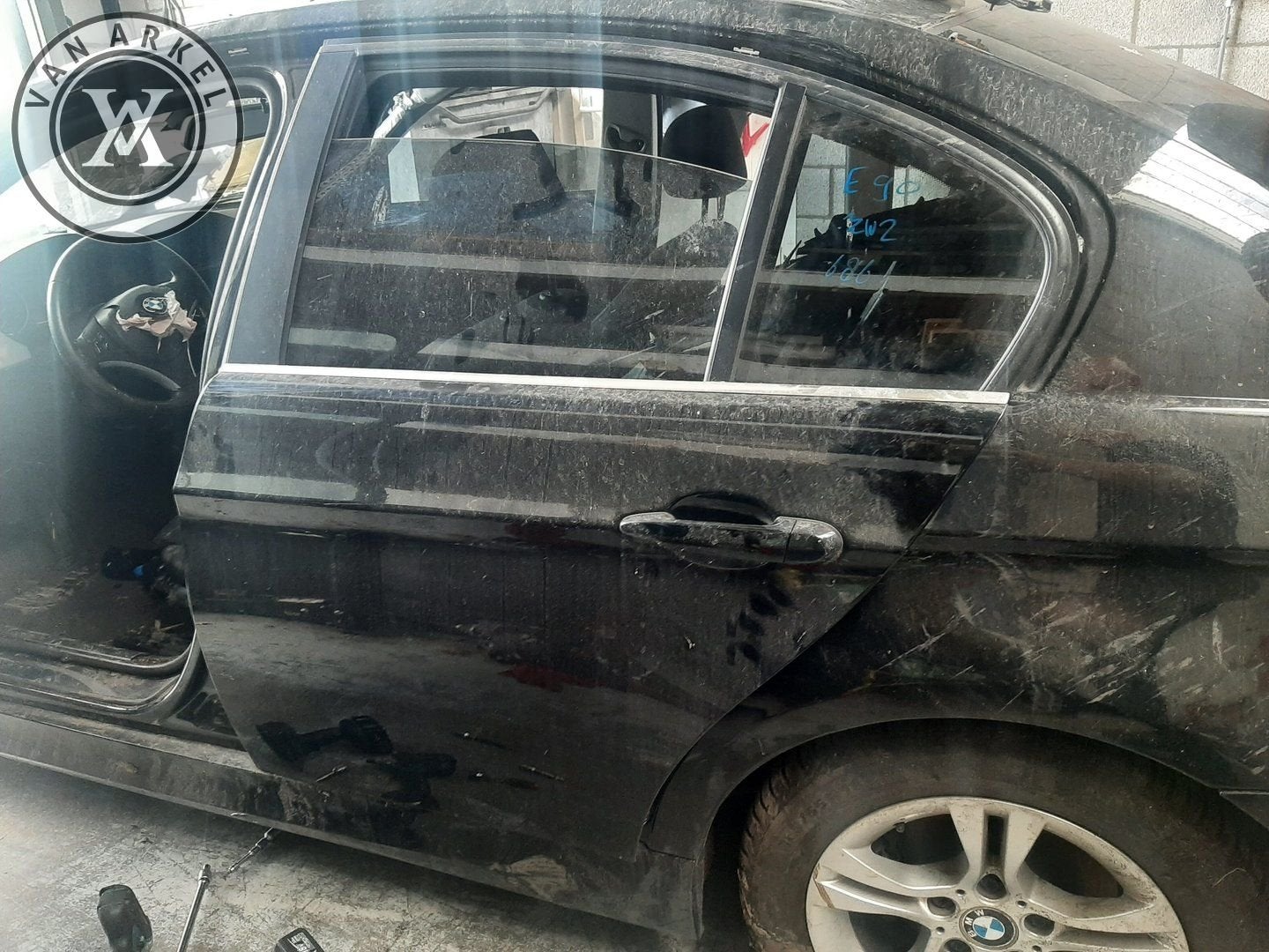 bmw e90 linker achterdeur portier, Ophalen, Gebruikt, -, -