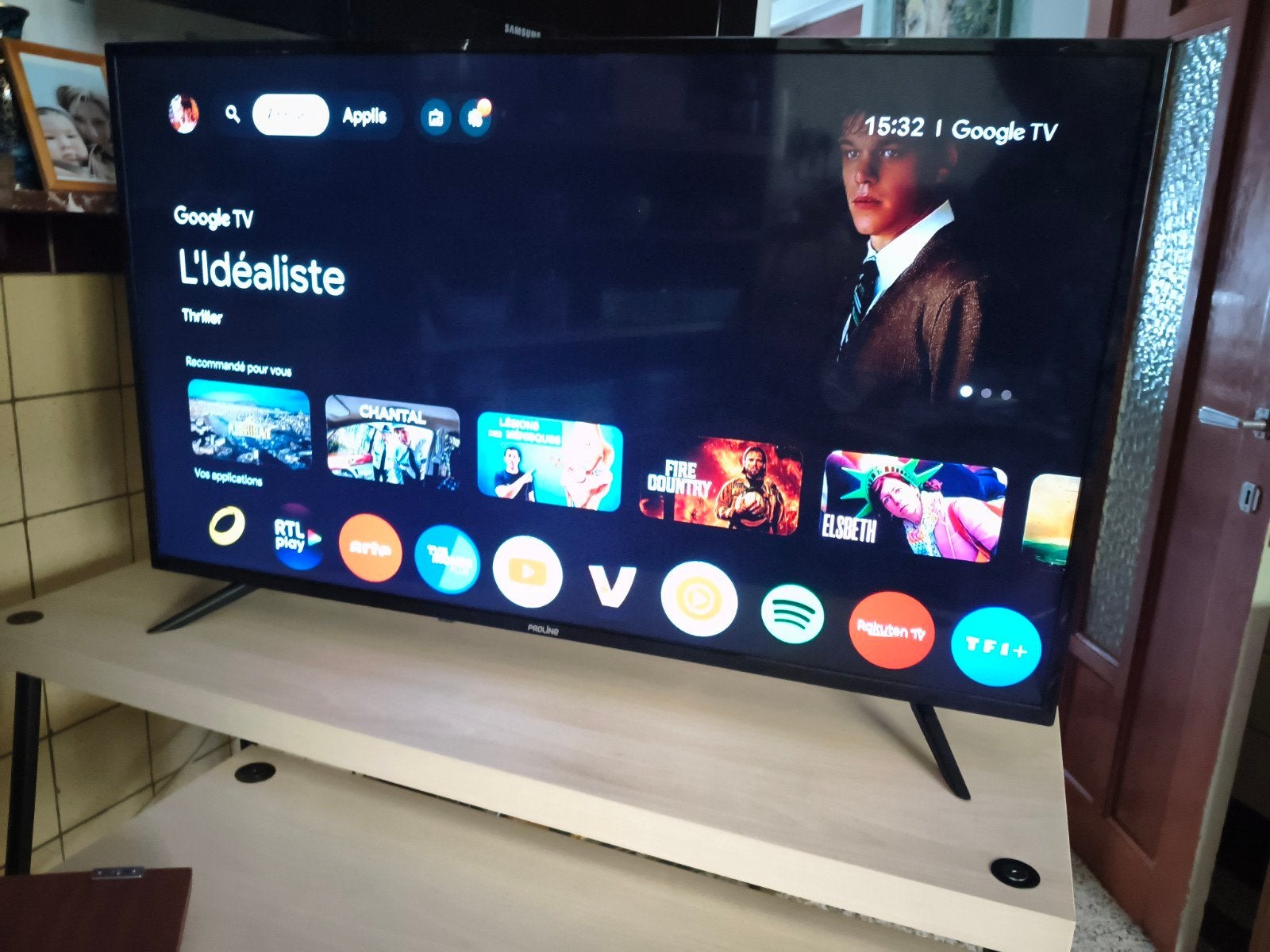 télévision écran 43" Proline, Autres marques, LED, Enlèvement, Utilisé