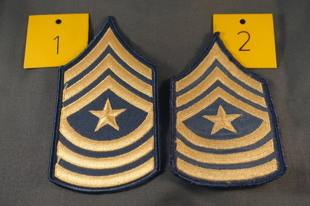 US ARMY # 16 - SERGEANT MAJOR (2 ex), Enlèvement ou Envoi, Armée de terre, Emblème ou Badge