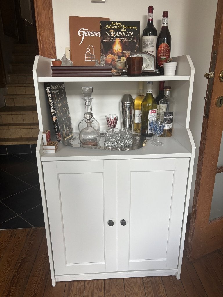 Ensemble de 2 armoires de rangement (Ikea Hauga), 25 à 50 cm, Landelijk, Enlèvement, Utilisé