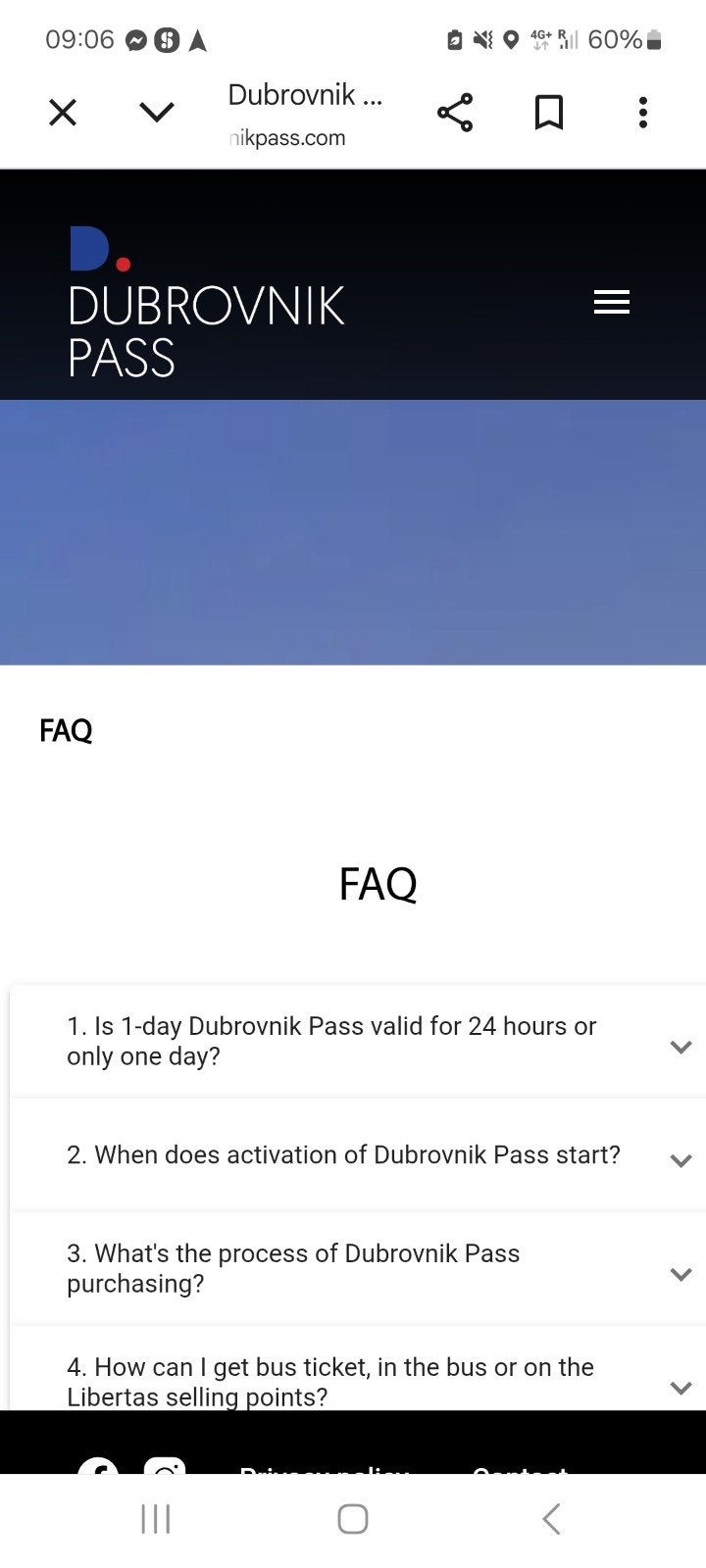 dubrovnik pass, Tickets & Billets, Deux personnes, Autres types