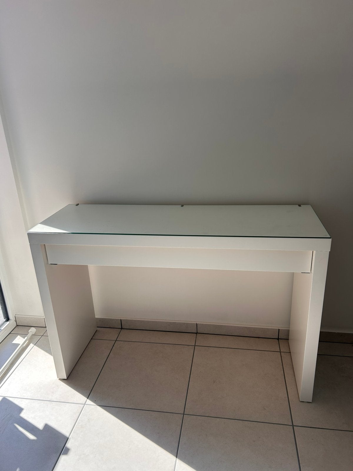 Tafel met lade Ikea 120x41, Huis en Inrichting, Ophalen, Zo goed als nieuw