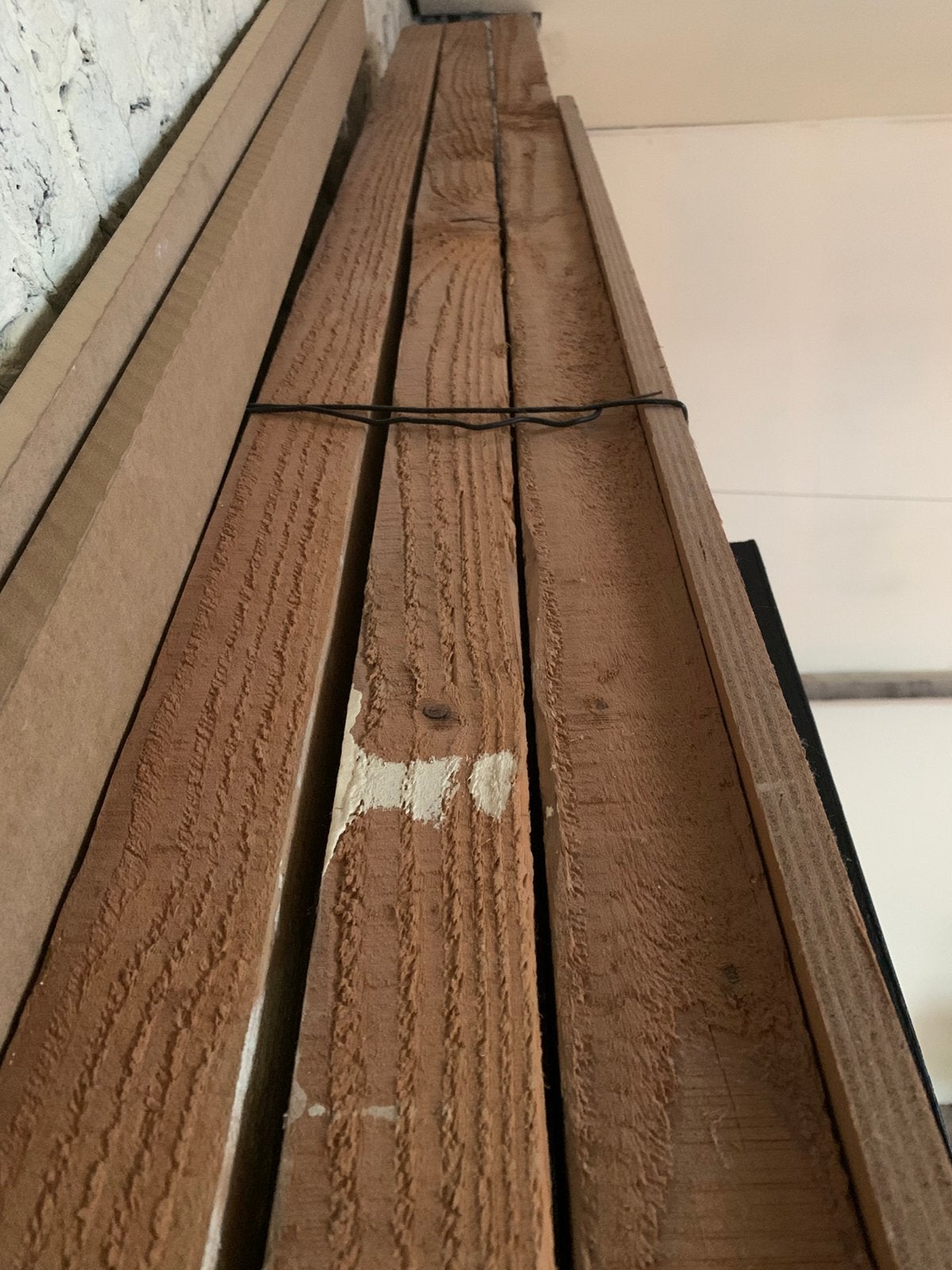 Houten balken, Doe-het-zelf en Bouw, Ophalen, Zo goed als nieuw