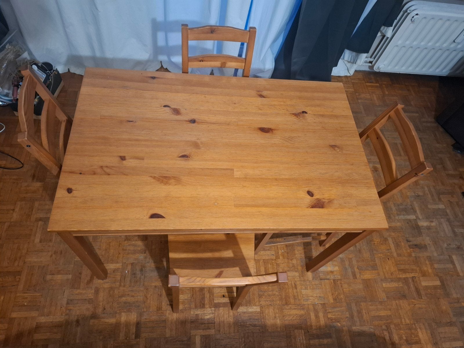 Ensemble Table et 4 chaises., Maison & Meubles, Enlèvement
