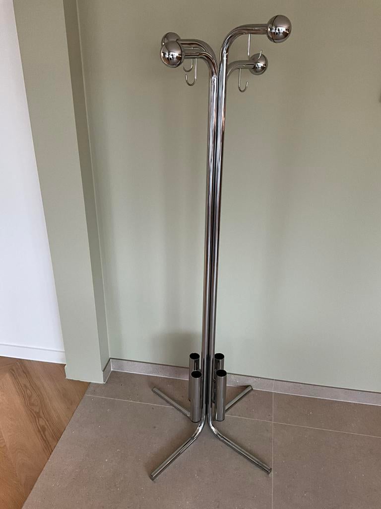 Bulo staande kapstok vintage, Huis en Inrichting, Ophalen, Zo goed als nieuw, Metaal, Staande kapstok