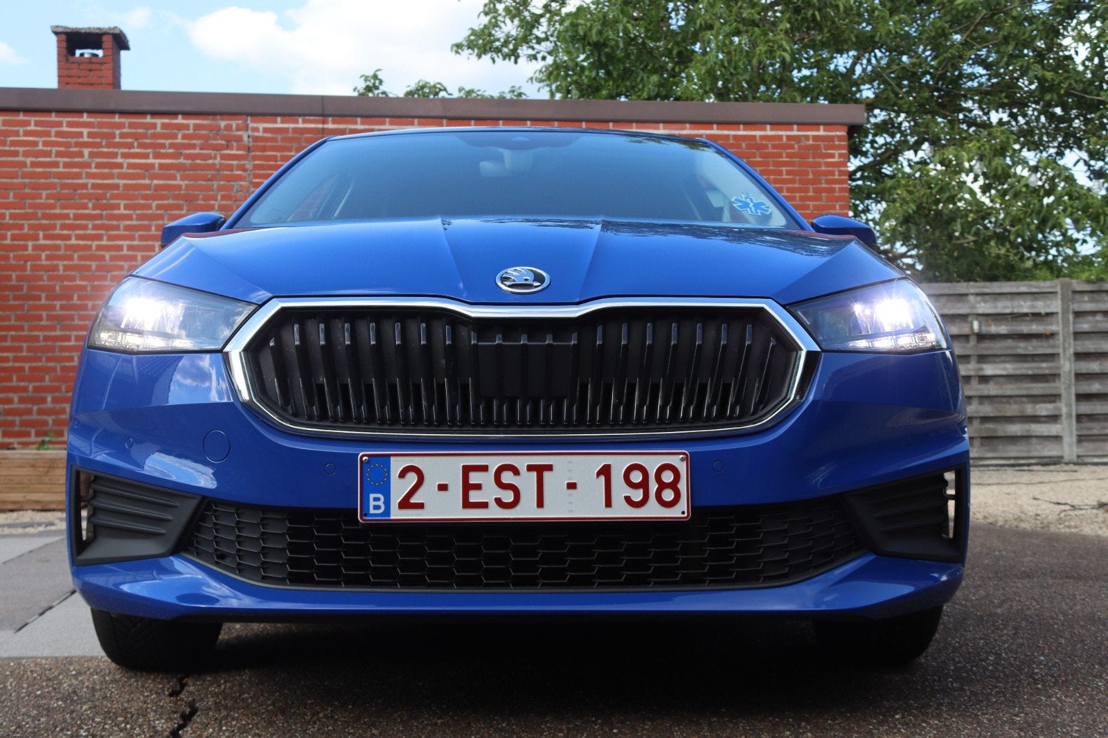 Skoda Fabia Clever 1.0 TSI, Auto's, Voorwielaandrijving, Stof, Multifunctioneel stuurwiel, Blauw