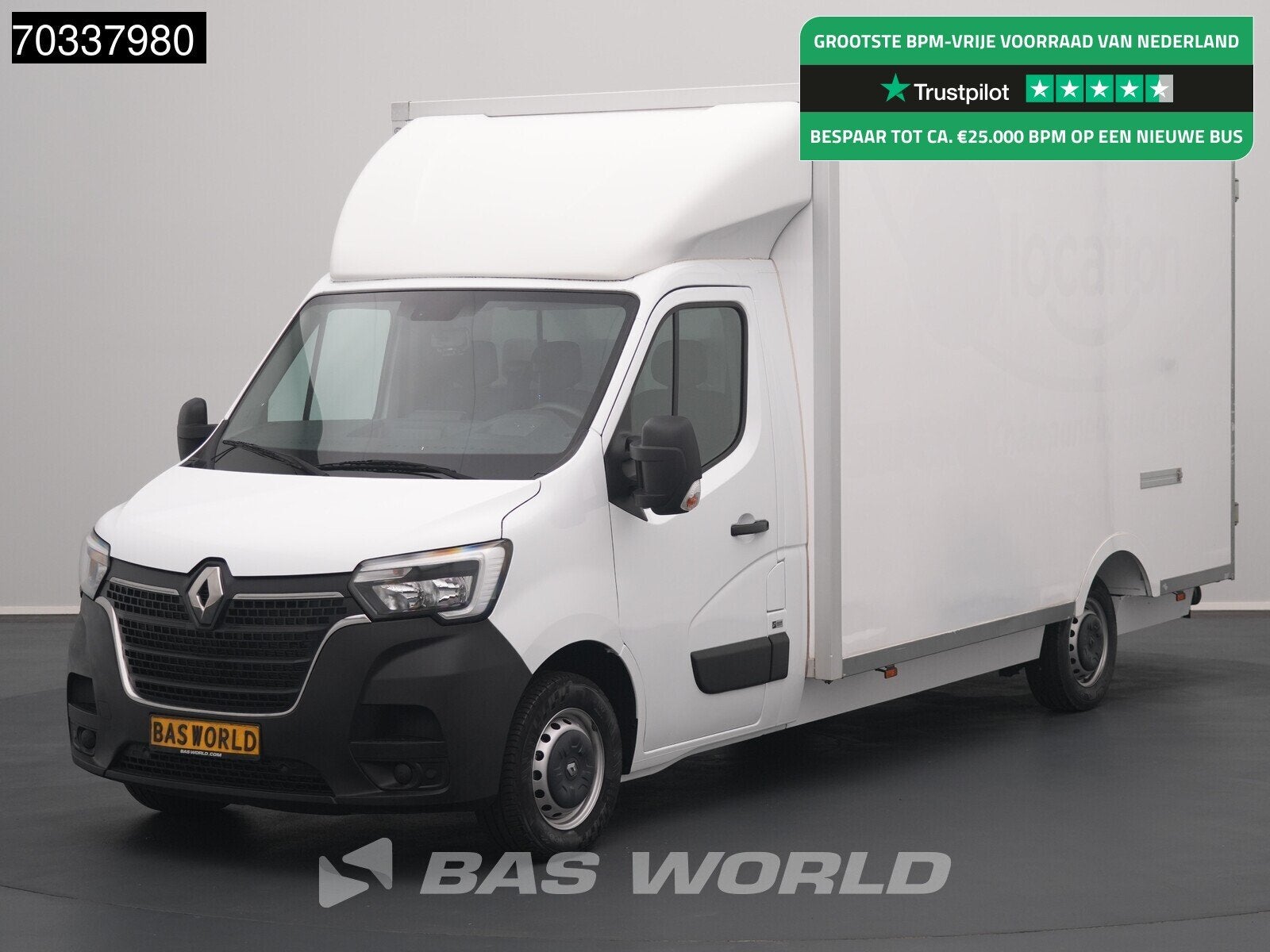 Renault Master 145PK Lowliner Bakwagen LED Navi Airco Cruise, 1803 kg, Stof, Gebruikt, 4 cilinders