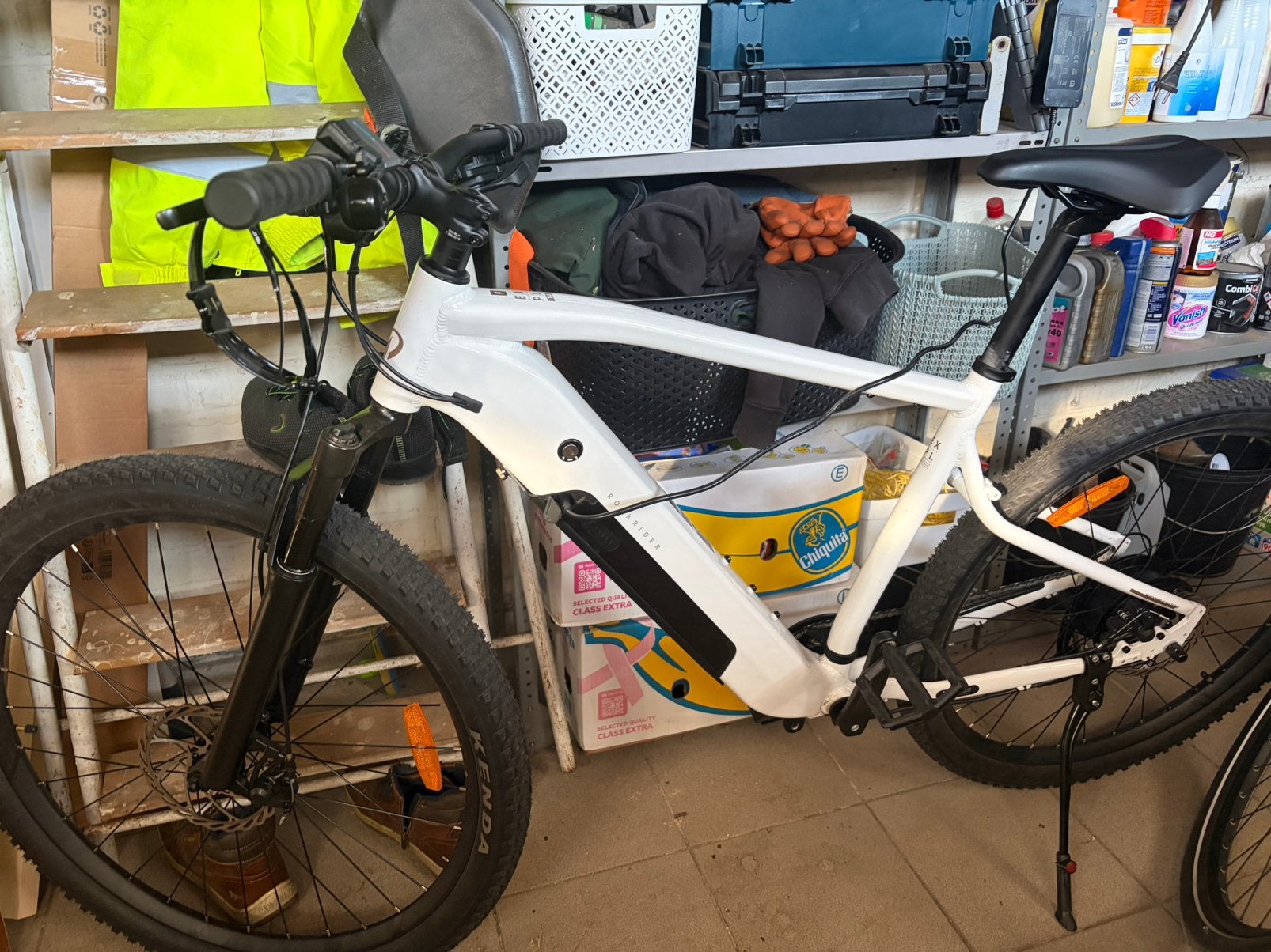 Herenfiets met batterij, Fietsen en Brommers, Elektrische fietsen, Ophalen, Zo goed als nieuw