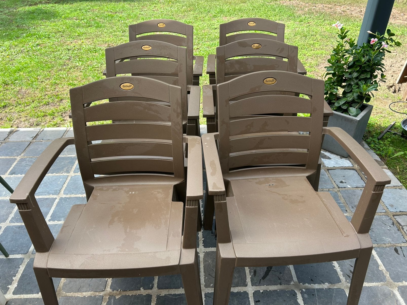 Hartman Prestige tuinstoelen, Tuin en Terras, Ophalen, Gebruikt, Kunststof, Stoel