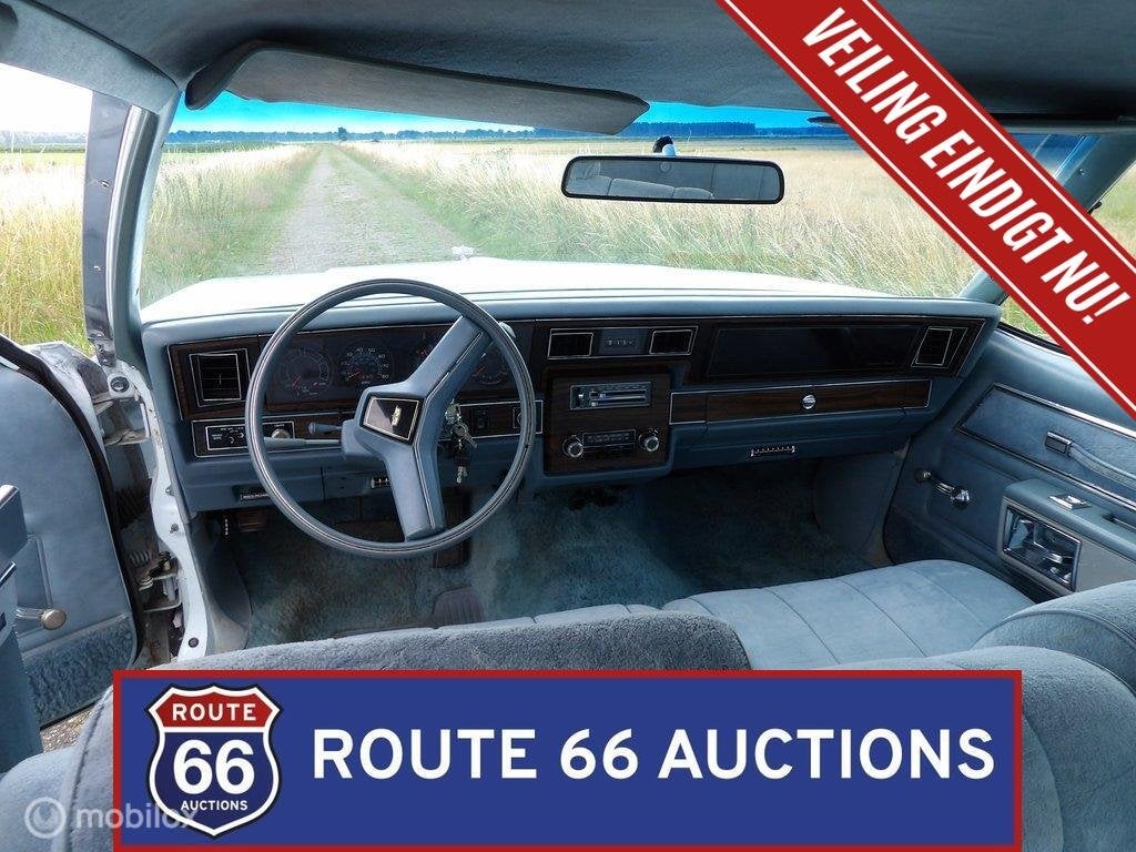 Chevrolet Caprice Classic | 1979 | Route 66 Auctions, Auto's, Chevrolet, Zwart, Bedrijf, Handgeschakeld