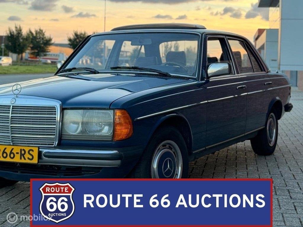 Mercedes-Benz 230 E | 1984 | Route 66 Auctions, Autos, Achat, Entreprise, Boîte manuelle, Autre carrosserie