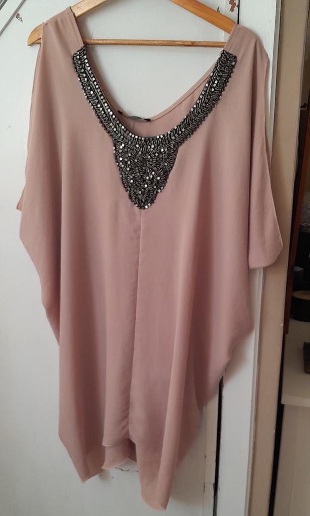 Prachtige voile  tuniek/jurk X.L., Kleding | Dames, Gelegenheidskleding, Ophalen of Verzenden, Nieuw