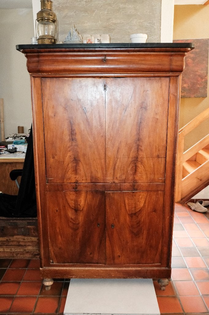 Secrétaire ancien Louis-Philippe, Maison & Meubles, Enlèvement, Utilisé, Ancien