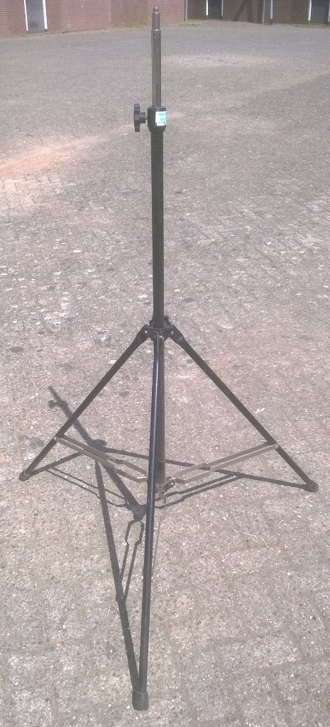 Statief 20 - 25 mm, hoogte 2,25 meter (gebruikt), Musique & Instruments, Pieds, Enlèvement ou Envoi, Utilisé, Pied pour instrument