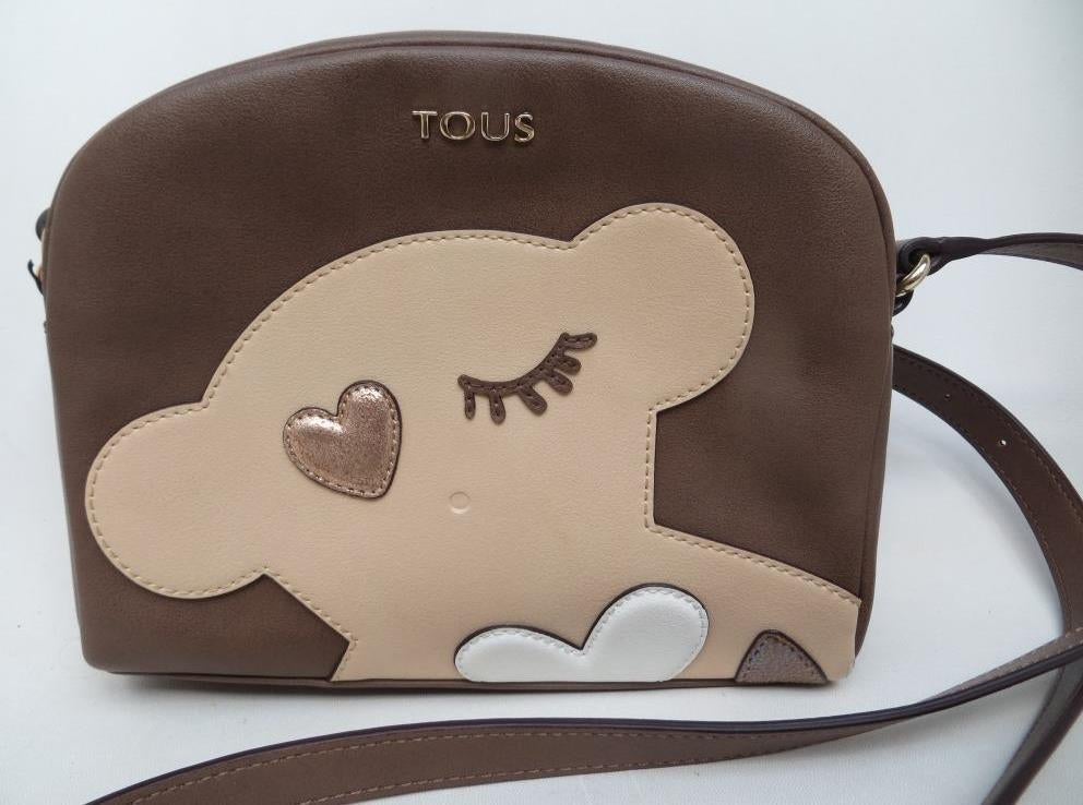 handtas TOUS beige bruin met beer, Handtassen en Accessoires, Tassen | Damestassen, Ophalen of Verzenden, Gebruikt, Bruin, Handtas