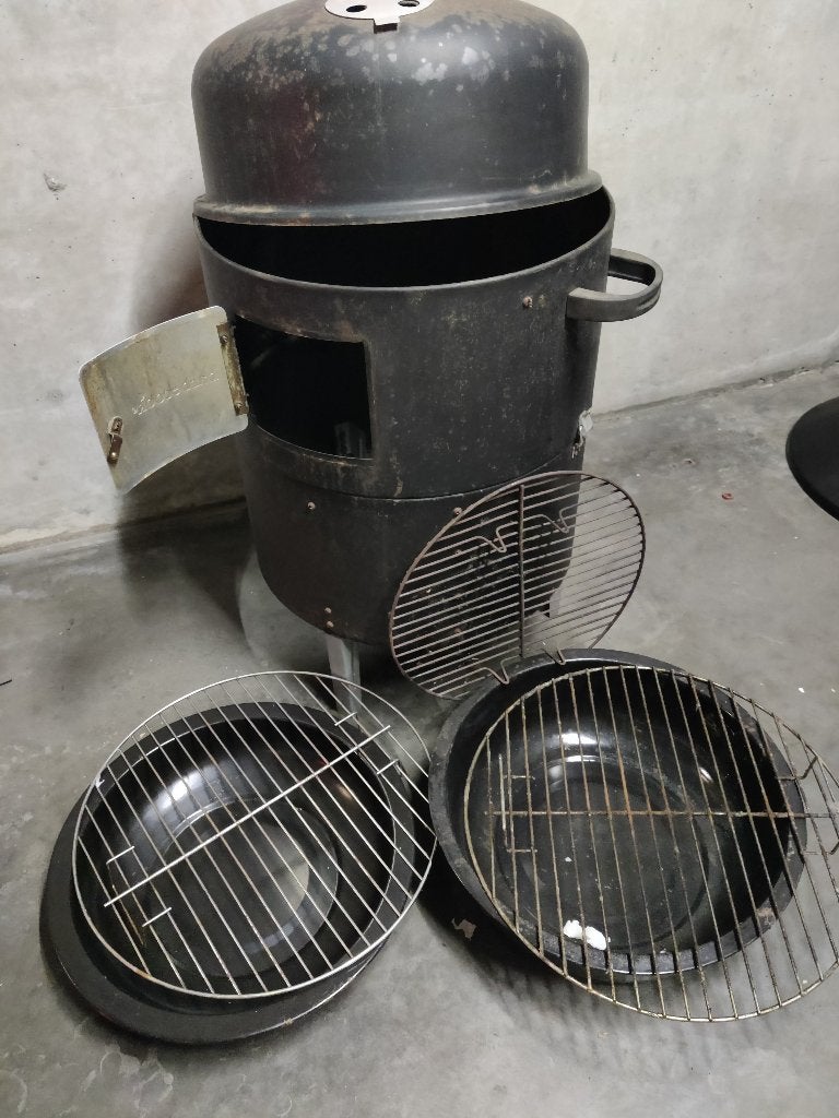 barbeque rookton, Tuin en Terras, Houtskoolbarbecues, Ophalen, Gebruikt, Barbecook, Met accessoires