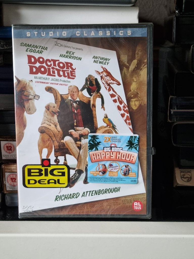 Doctor Dolittle, Rex Harrison, Samantha Eggar, Anthony Newle, CD & DVD, DVD | Comédie, Enlèvement ou Envoi, Neuf, dans son emballage