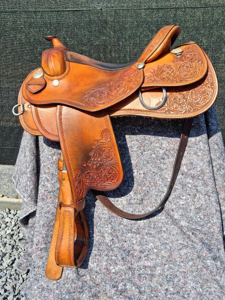 Rocking R westernzadel, Dieren en Toebehoren, Paarden en Pony's | Zadels, Ophalen of Verzenden
