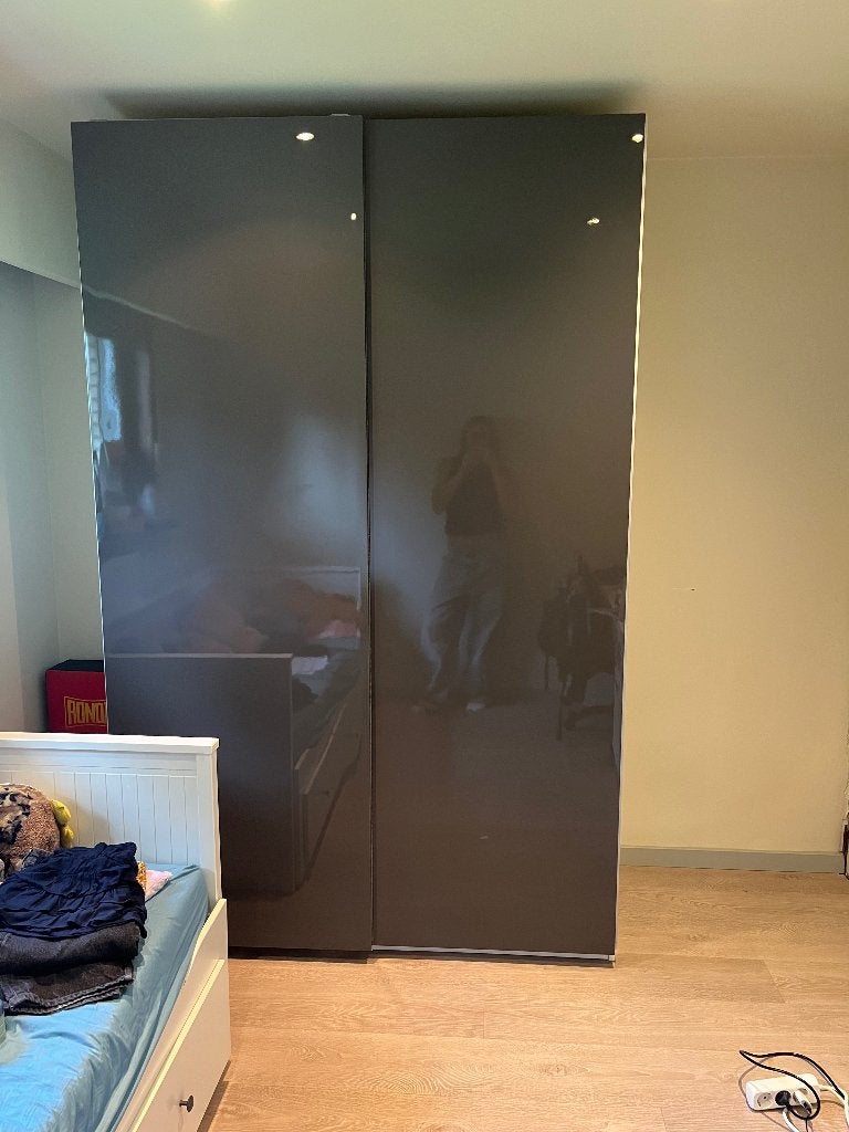 PAX kast met schuifdeuren, Ophalen, Gebruikt, 100 tot 150 cm, 200 cm of meer