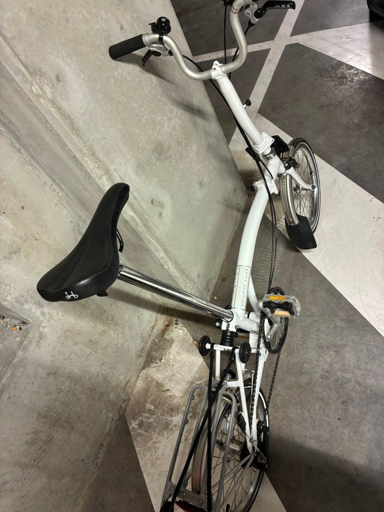 2 Brompton H3R bagagerek met 3 versnellingen, Ophalen, Brompton, Velgrem, 14 tot 16 inch