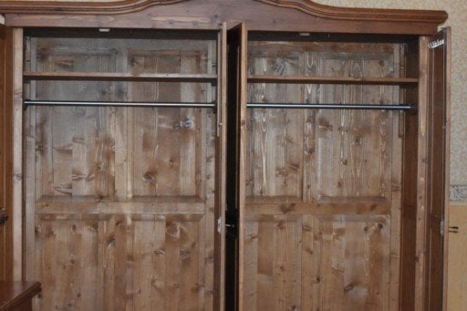 Chambre 2 personnes en bois, Enlèvement, Utilisé, Deux personnes
