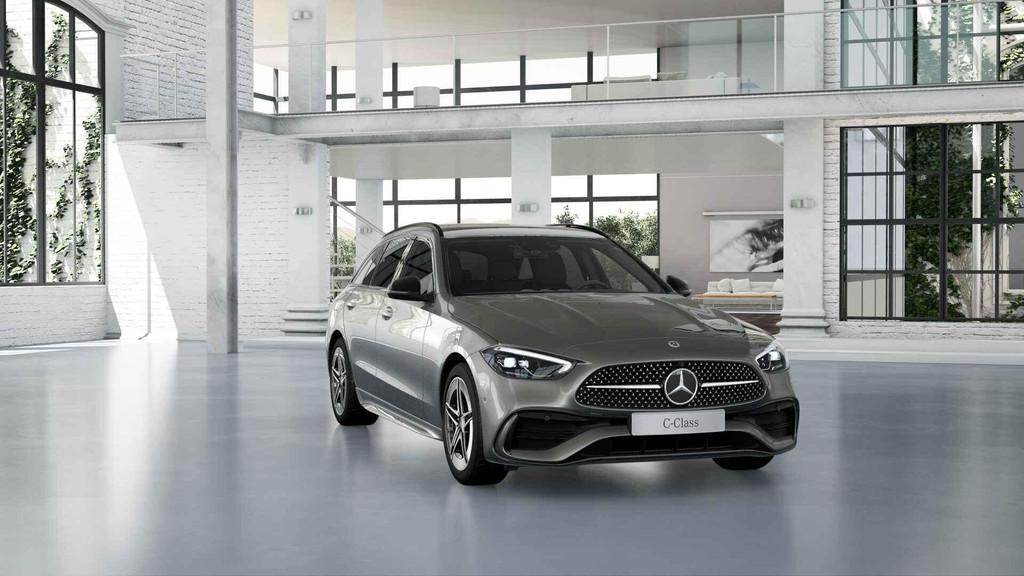 Mercedes-Benz C-Klasse Break 300 e AMG Line | Panoramisch Da, Autos, Argent ou Gris, 1800 kg, Entreprise, Carnet d'entretien