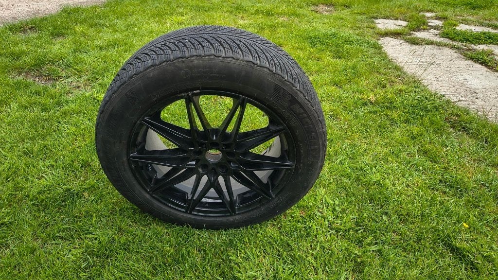 4 velgen met winterbanden voor BMW IX3, Auto-onderdelen, Ophalen, Winterbanden, Velg(en)