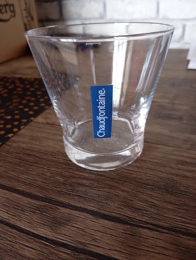 6 verres chaudfontaine, Enlèvement, Neuf, Verre à eau