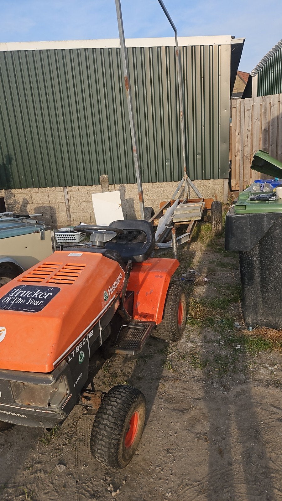 tracteur husqvarna à vendre, Enlèvement